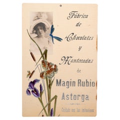 Advertising poster, Magin Rubio Factory. Paper or cardboard. Spain, ca 1900