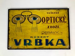 Advertising Sign for an Optician, from 1920s