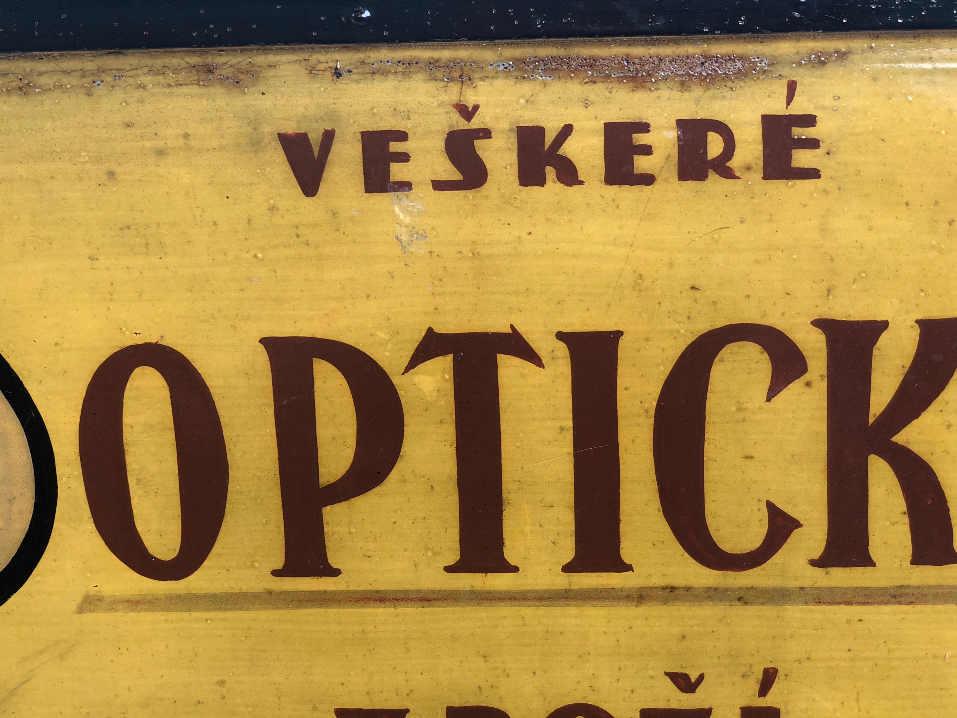 Advertising Sign for an Optician, from 1920s For Sale 4