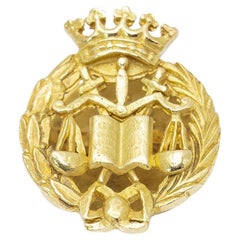 Advocacy Shield in Yellow Gold