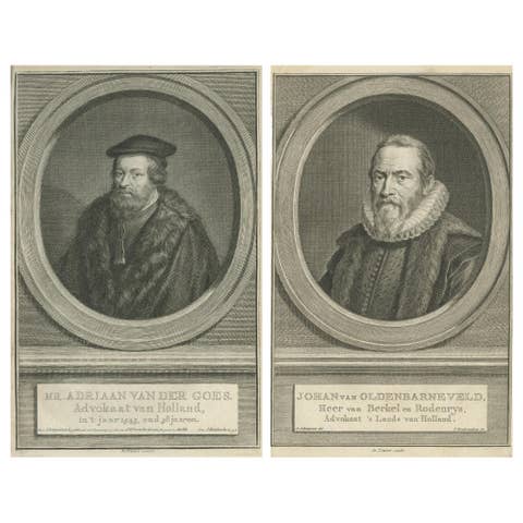 Advocates of Holland – Adriaan van der Goes and Johan van Oldenbarnevelt, c.1750