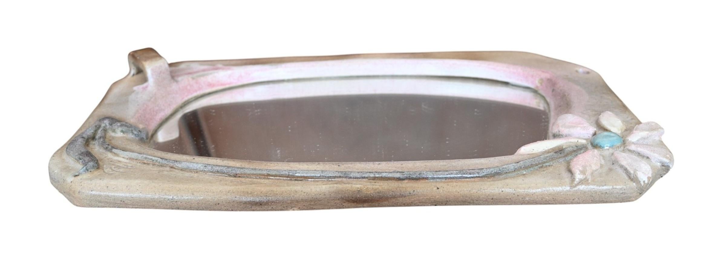 Ady Kroyer, Danemark 1933-2016, Miroir en céramique Circa 1960 en vente 2