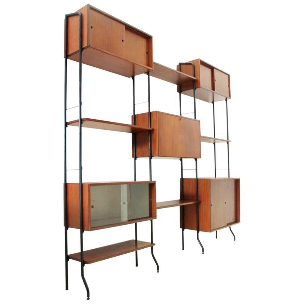 Aedes Italian Midcentury Wall Unit by Amma, 1950s