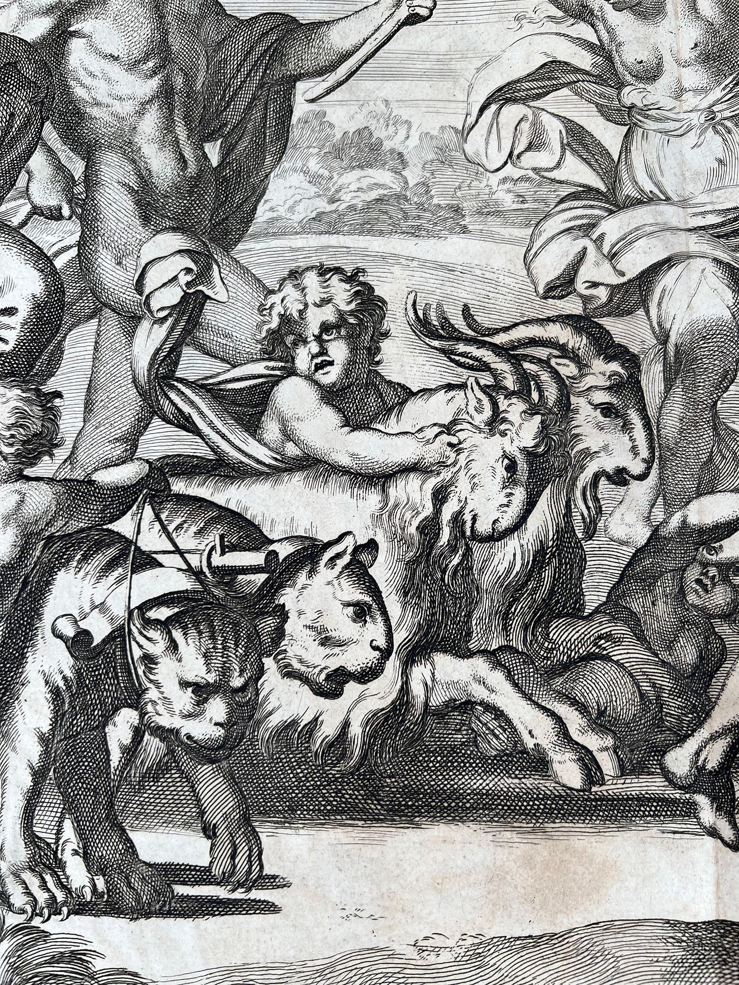 Aedium Farnesiarum Tabulae, Annibale CARRACCI, 1753 -folio surdimensionné en vente 8