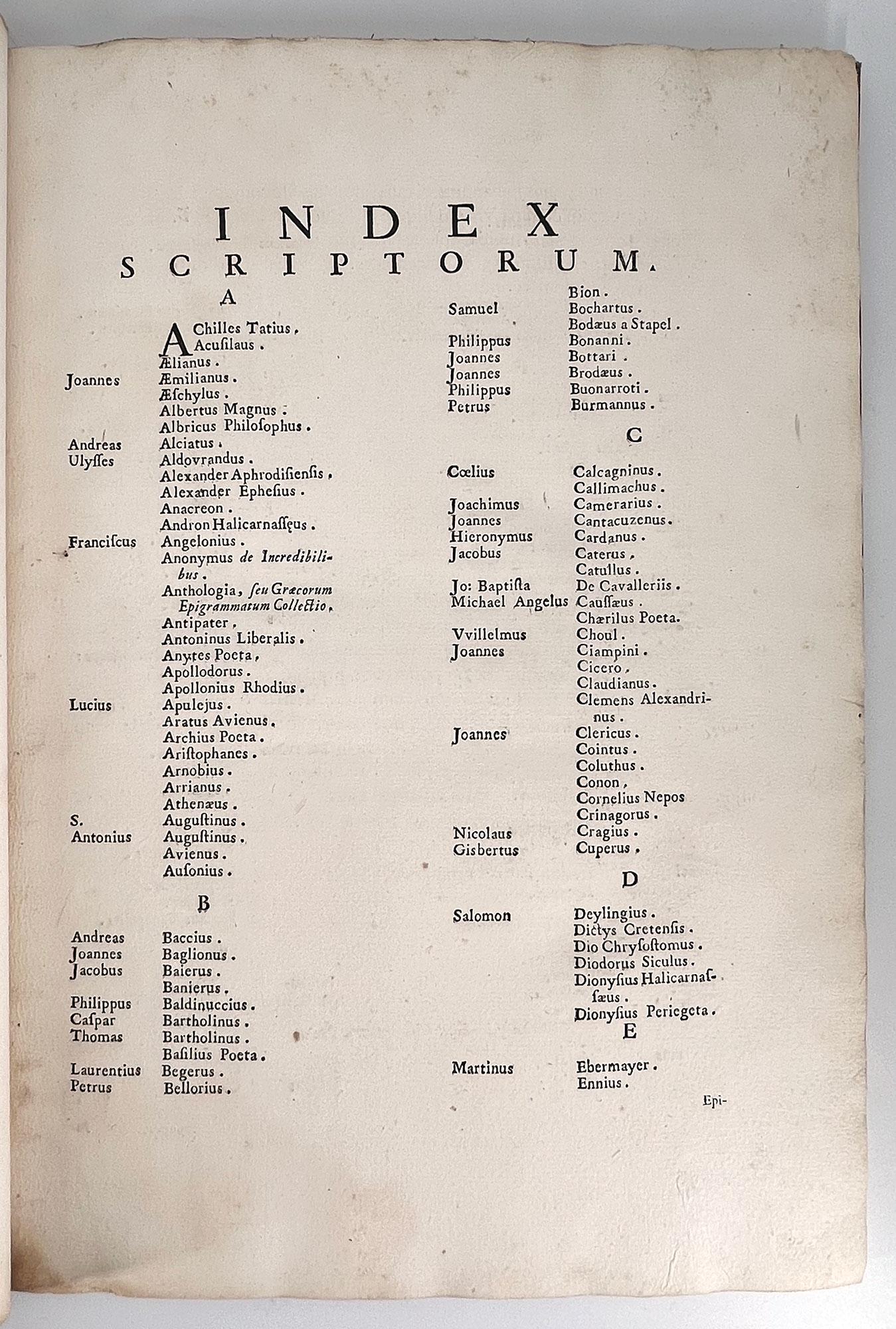 Aedium Farnesiarum Tabulae, Annibale CARRACCI, 1753 -folio surdimensionné en vente 10