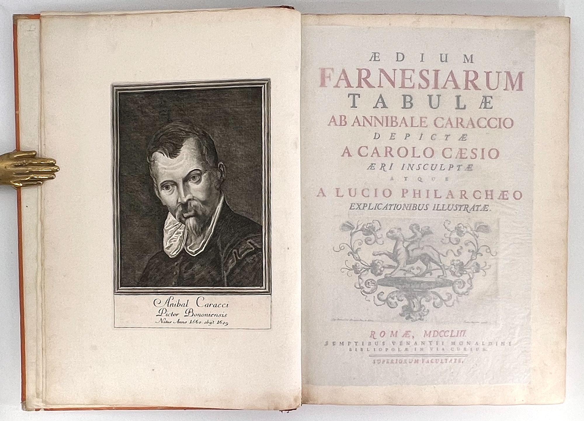 Aedium Farnesiarum Tabulae, Annibale CARRACCI, 1753 -folio surdimensionné en vente 11