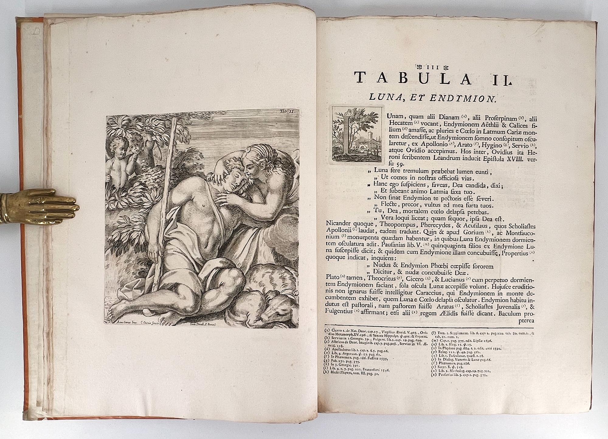 Aedium Farnesiarum Tabulae, Annibale CARRACCI, 1753 -folio surdimensionné en vente 2