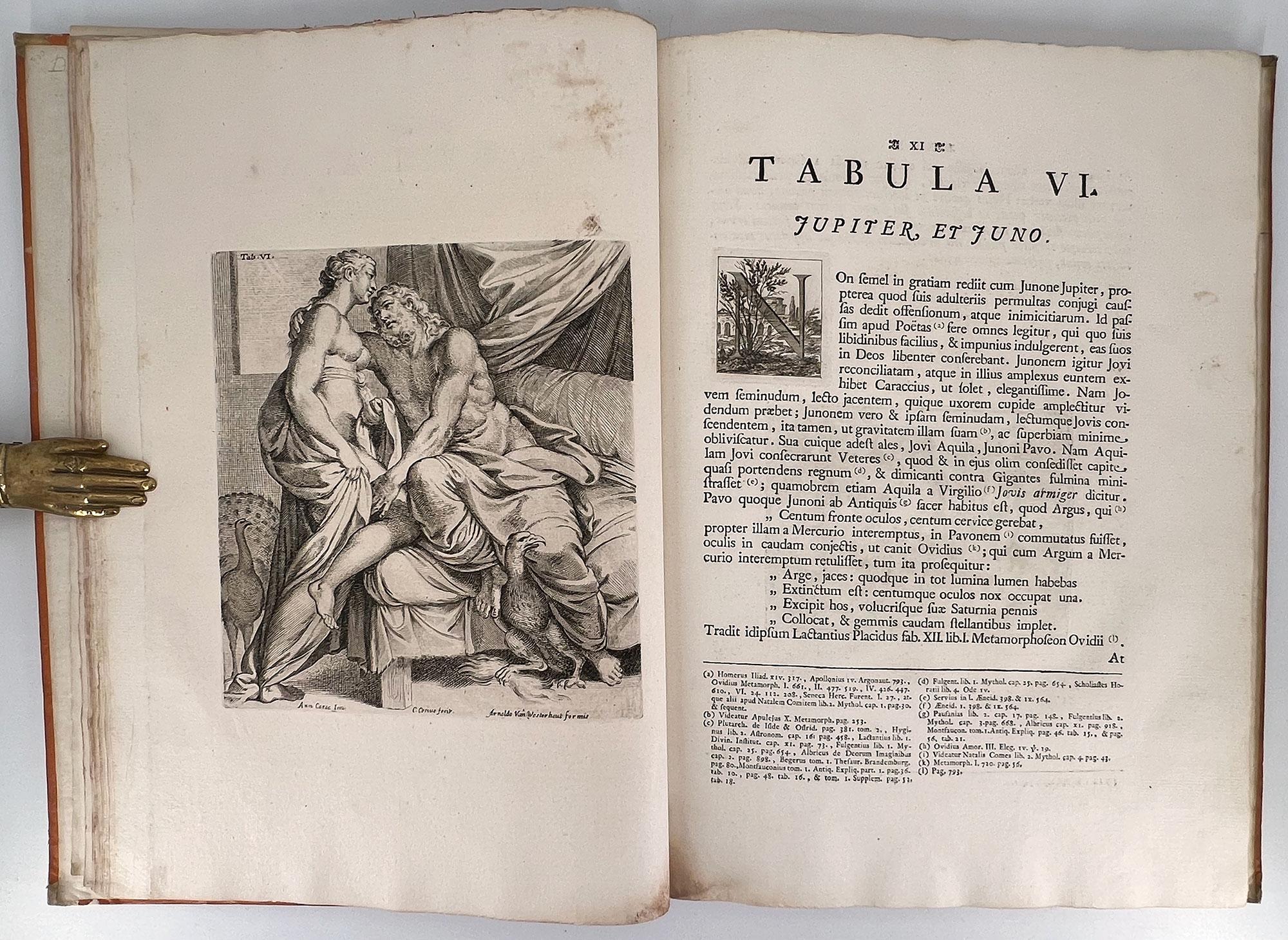 Aedium Farnesiarum Tabulae, Annibale CARRACCI, 1753 -folio surdimensionné en vente 3