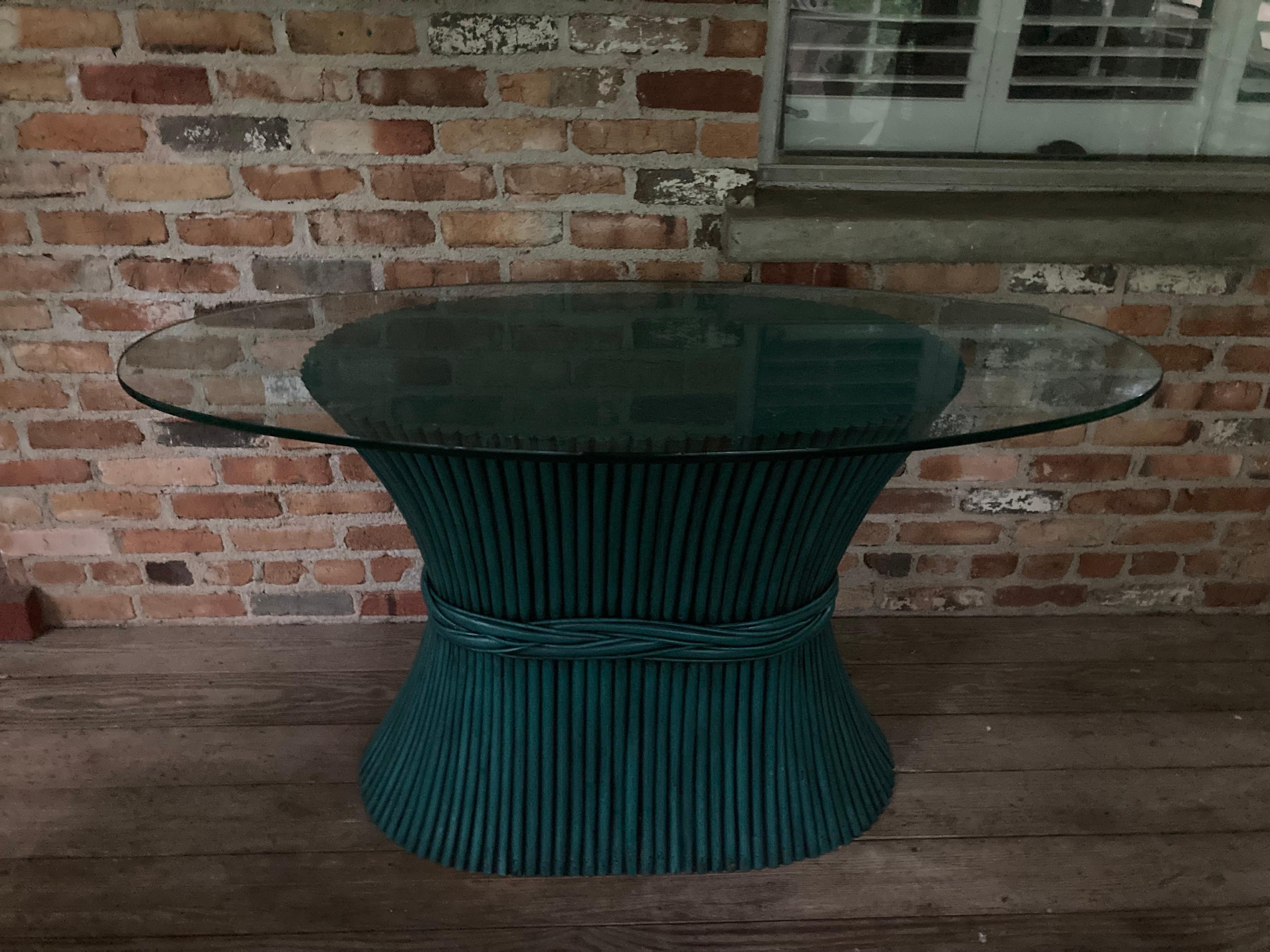 aegean blue mcguire console table In Good Condition For Sale In Athens, GA