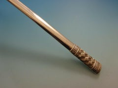 Aegean Weave Plain by Wallace Sterling Silver Flatware Set for 12 Service 55 Pcs