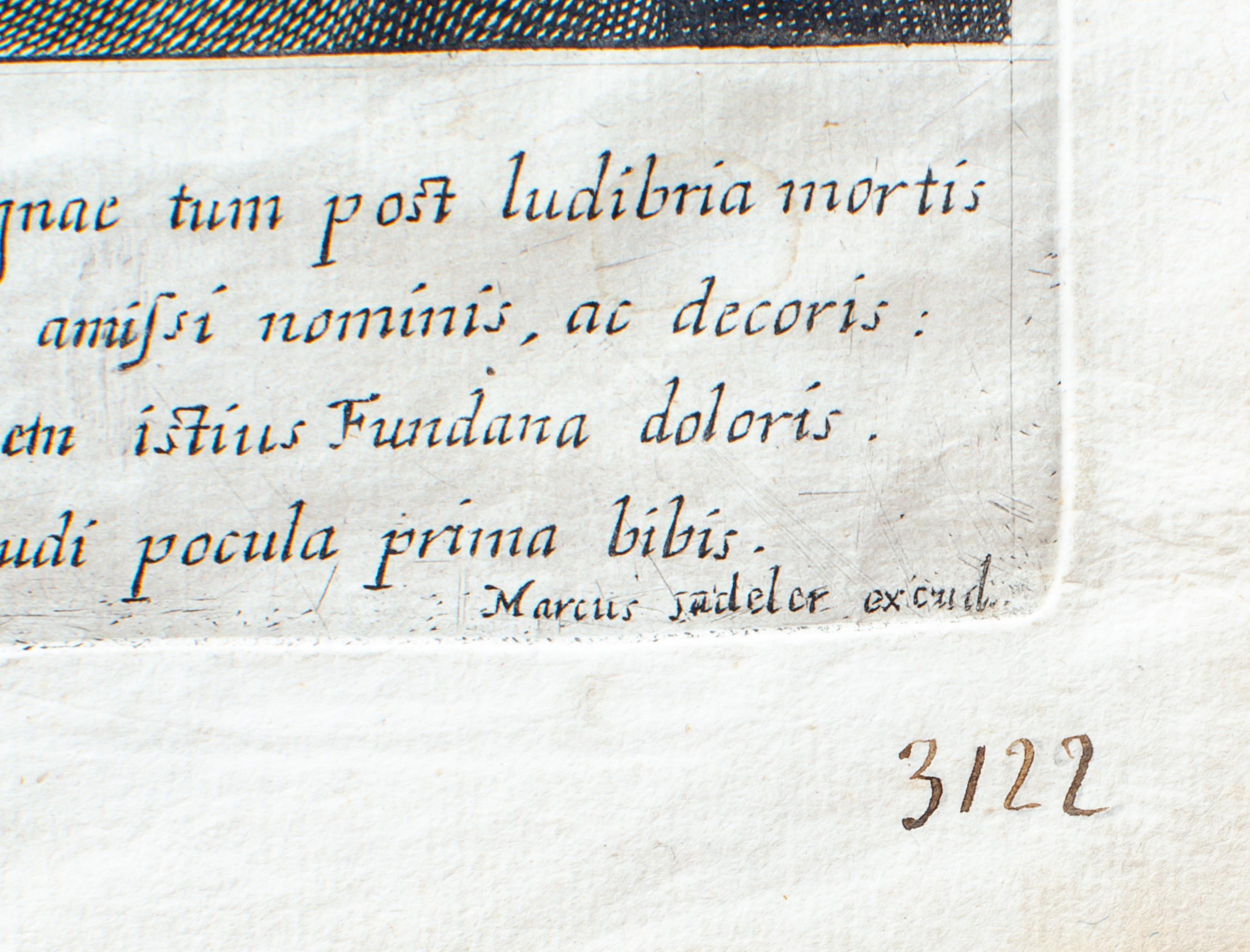 Aegidius Sadeler II Engraving 