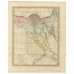 Aegyptus Antiqua — Ancient Egypt Classical Map of the Nile, Wilkinson 1823