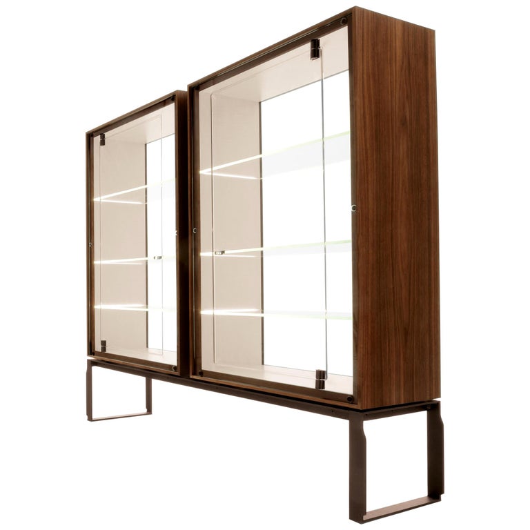Aei Glass Cabinet Designed by Chi Wing Lo For Sale