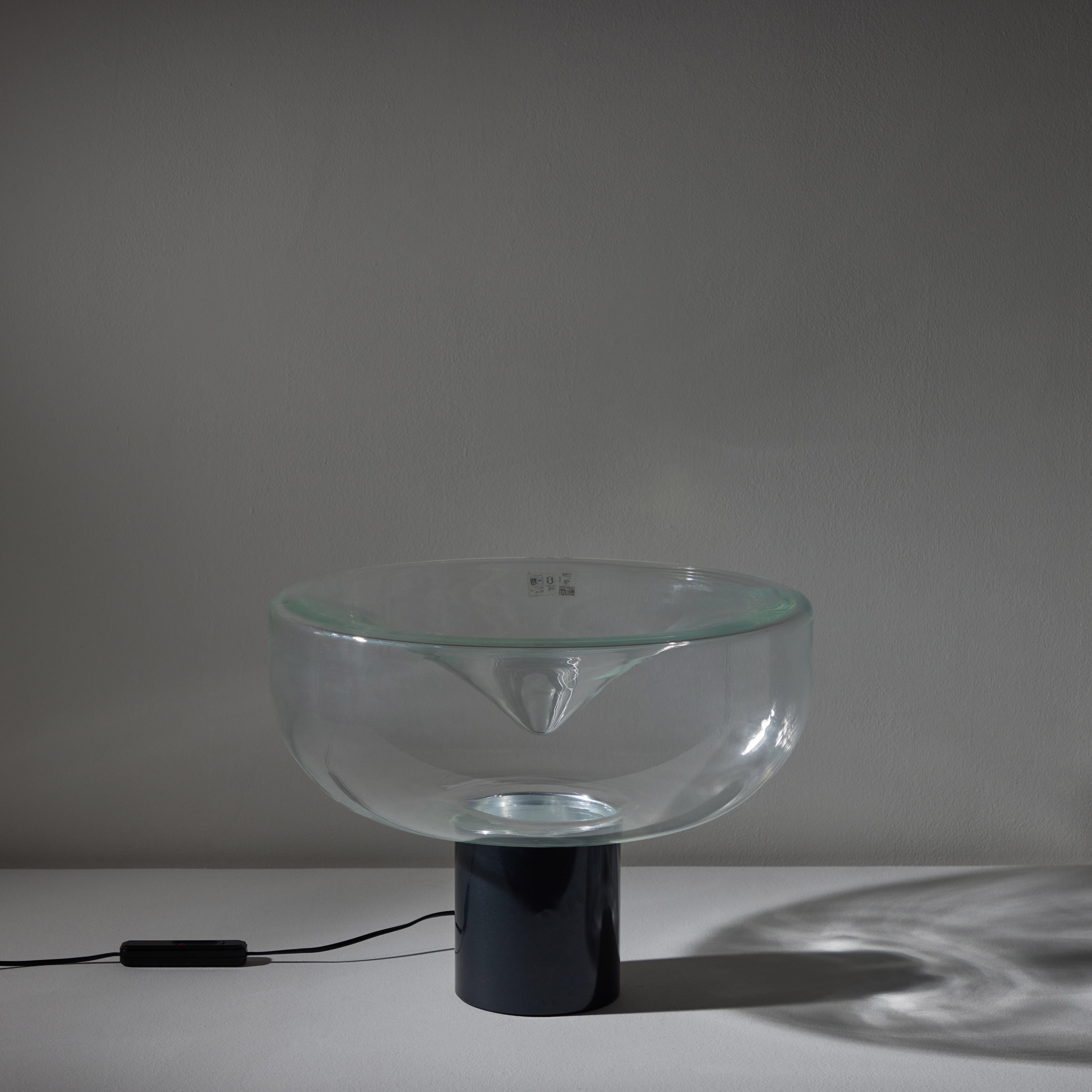 Glass Aella Table Lamp by Renato Toso and Noti Massari for Leucos