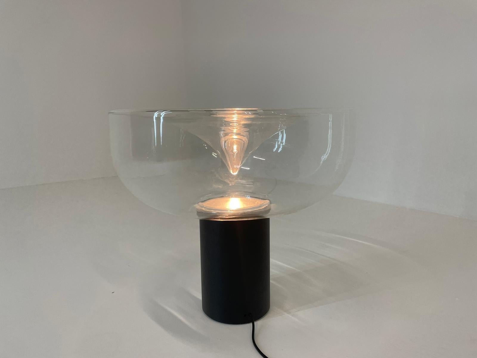 Mid-Century Modern Aella Table Lamp Renato Toso & Noti Massari for Leucos Murano Glass, Italy, 1968