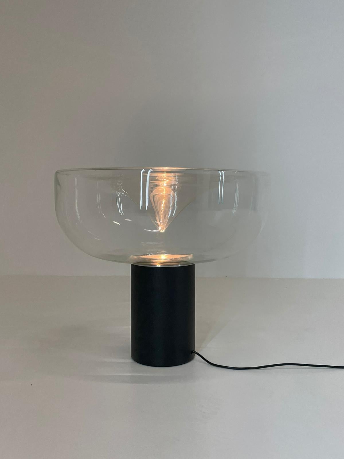 Italian Aella Table Lamp Renato Toso & Noti Massari for Leucos Murano Glass, Italy, 1968