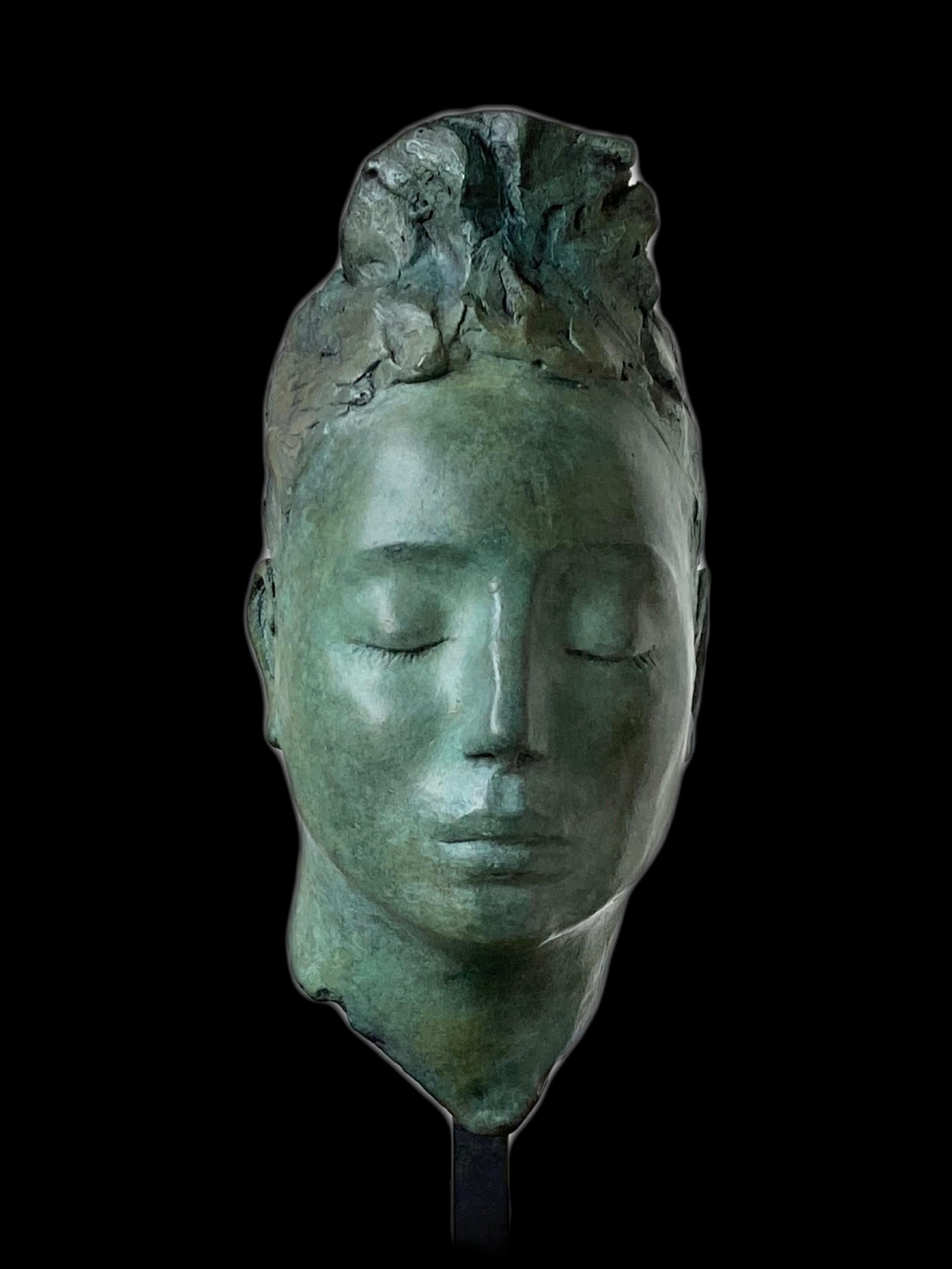 Figurative Sculpture de Aelle - Escultura Calíope de bronce by AELLE