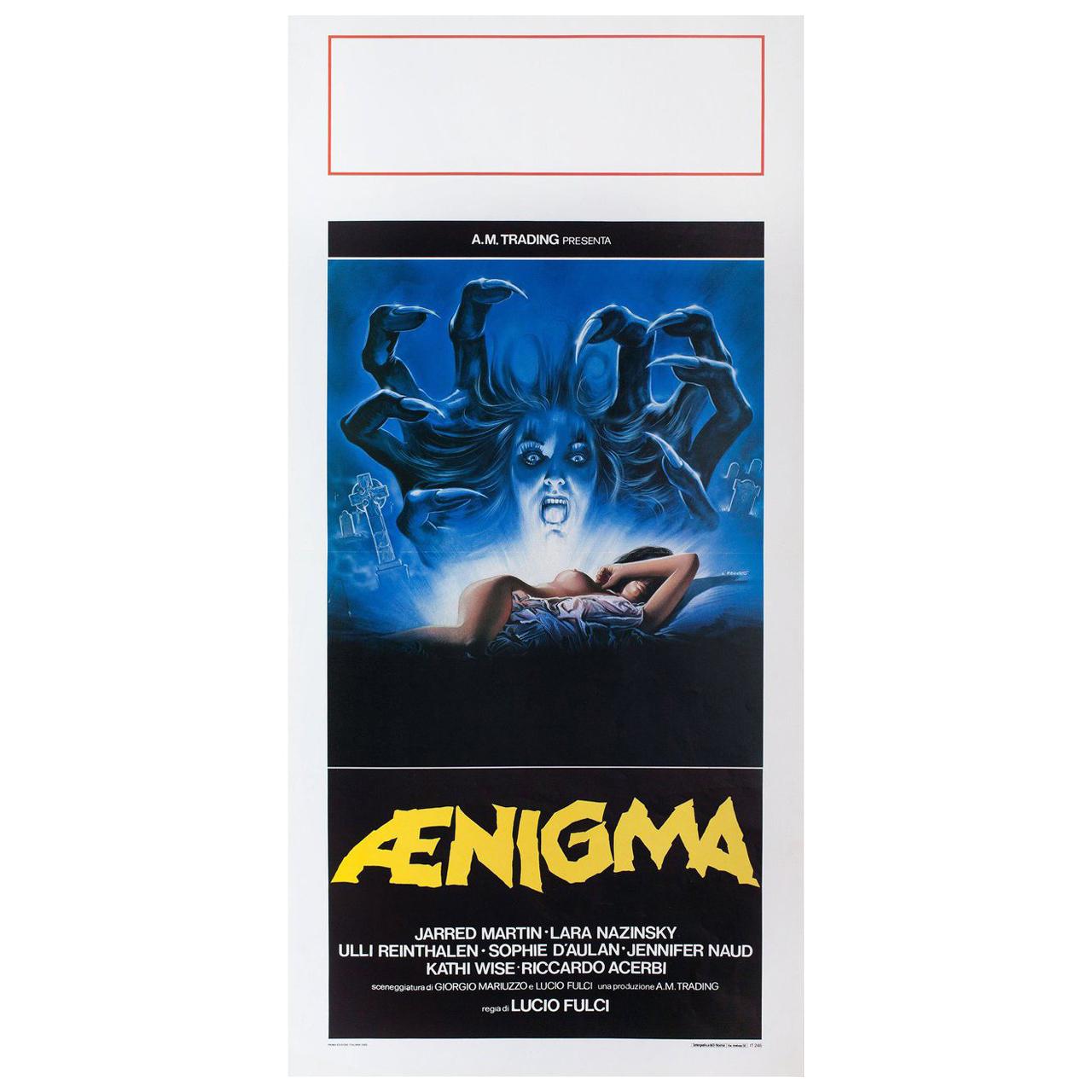 “Aenigma” 1988 Italian Locandina Film Poster