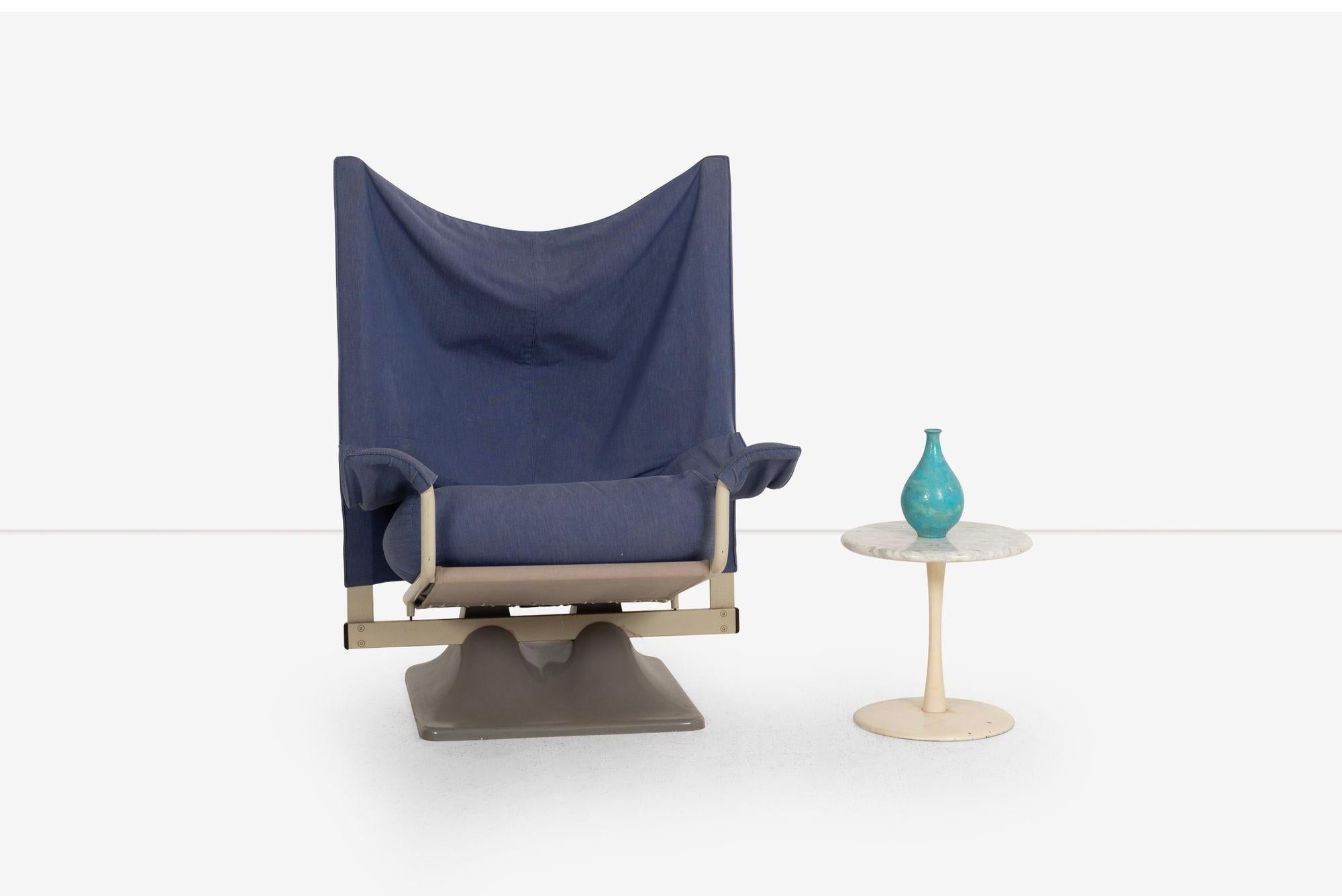 Métal Fauteuil AEO par Paolo Deganello Designé pour Cassina, 1970