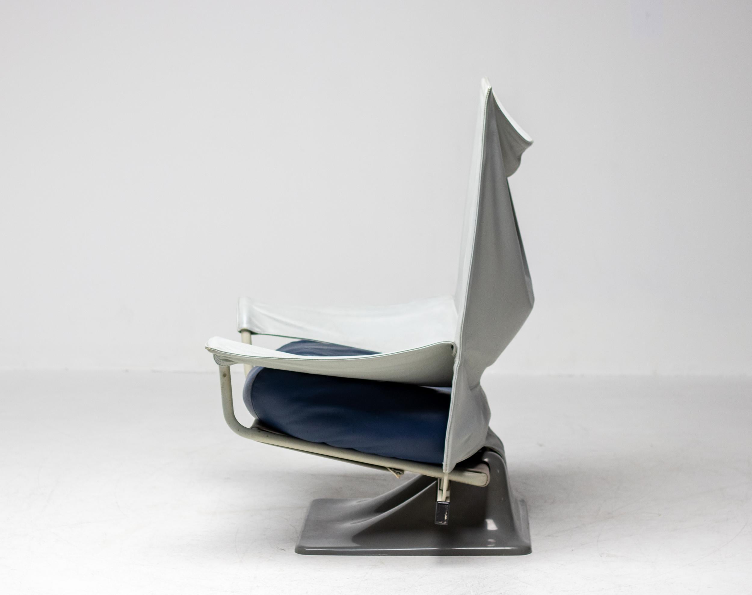 Enameled AEO Armchairs by Paolo Deganello of Archizoom Associates for Cassina, Italy For Sale