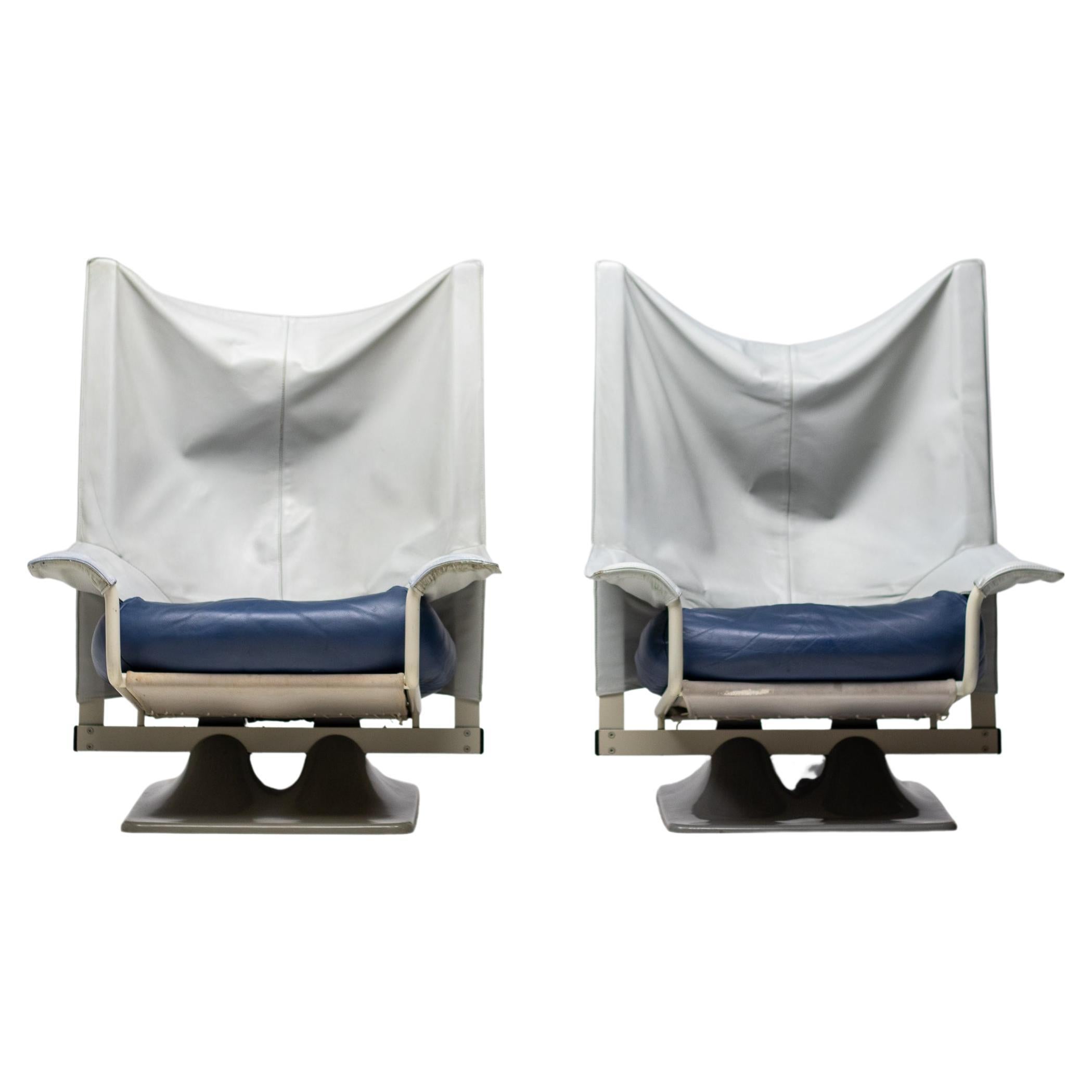 AEO Armchairs by Paolo Deganello of Archizoom Associates for Cassina, Italy