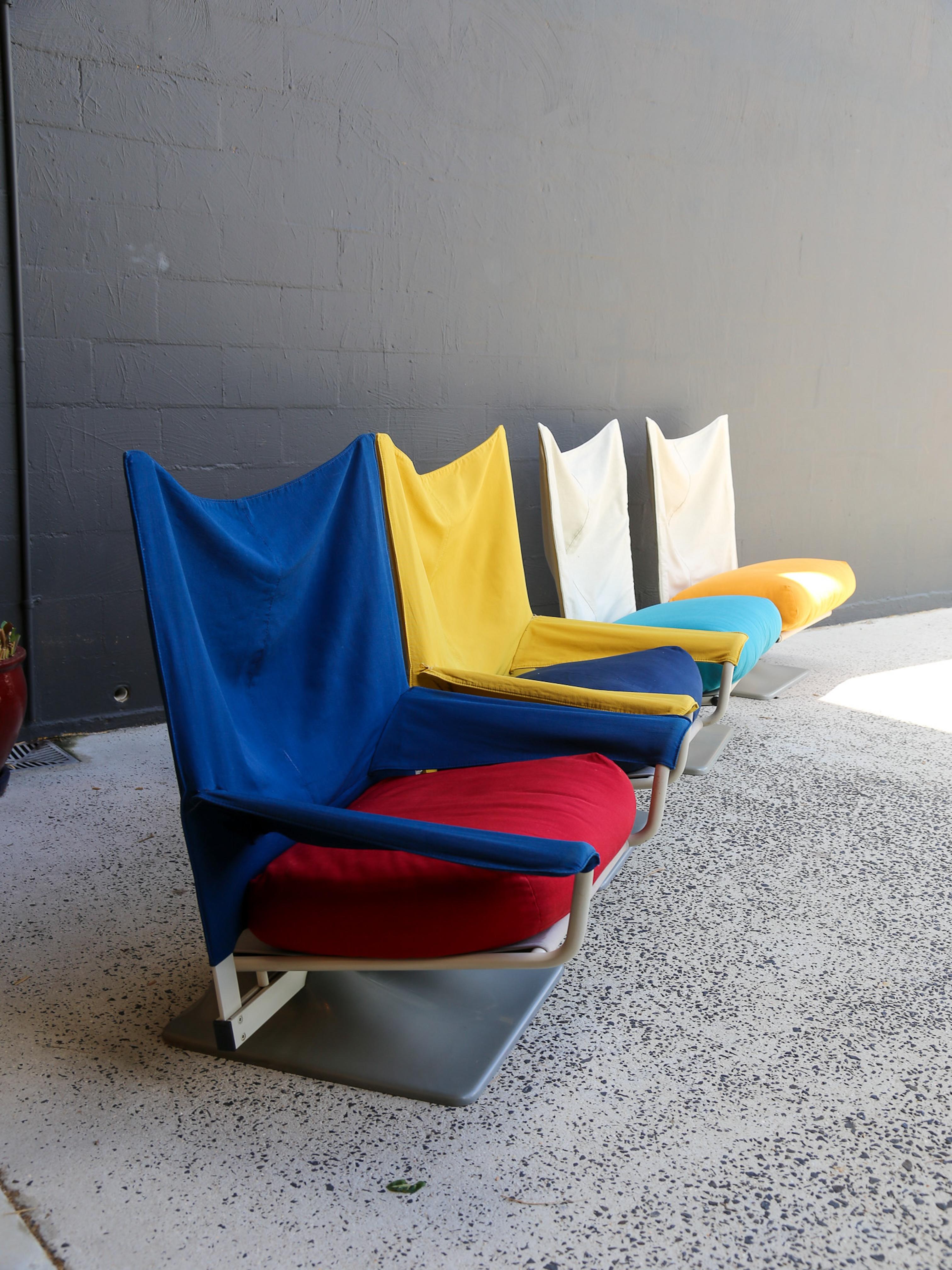Aeo Loung-Stuhl von Paolo Deganello für die Archizoom Group & Cassina (Metall) im Angebot