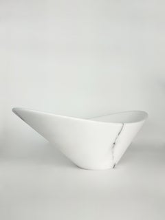 Aeolus - Wine cooler in sculpted Calacatta marble - Designed by McGannon Saad