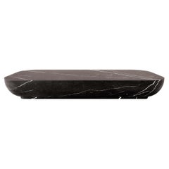Aequus Coffee Table 225 in Graphite Marble by Studio Brent Lee