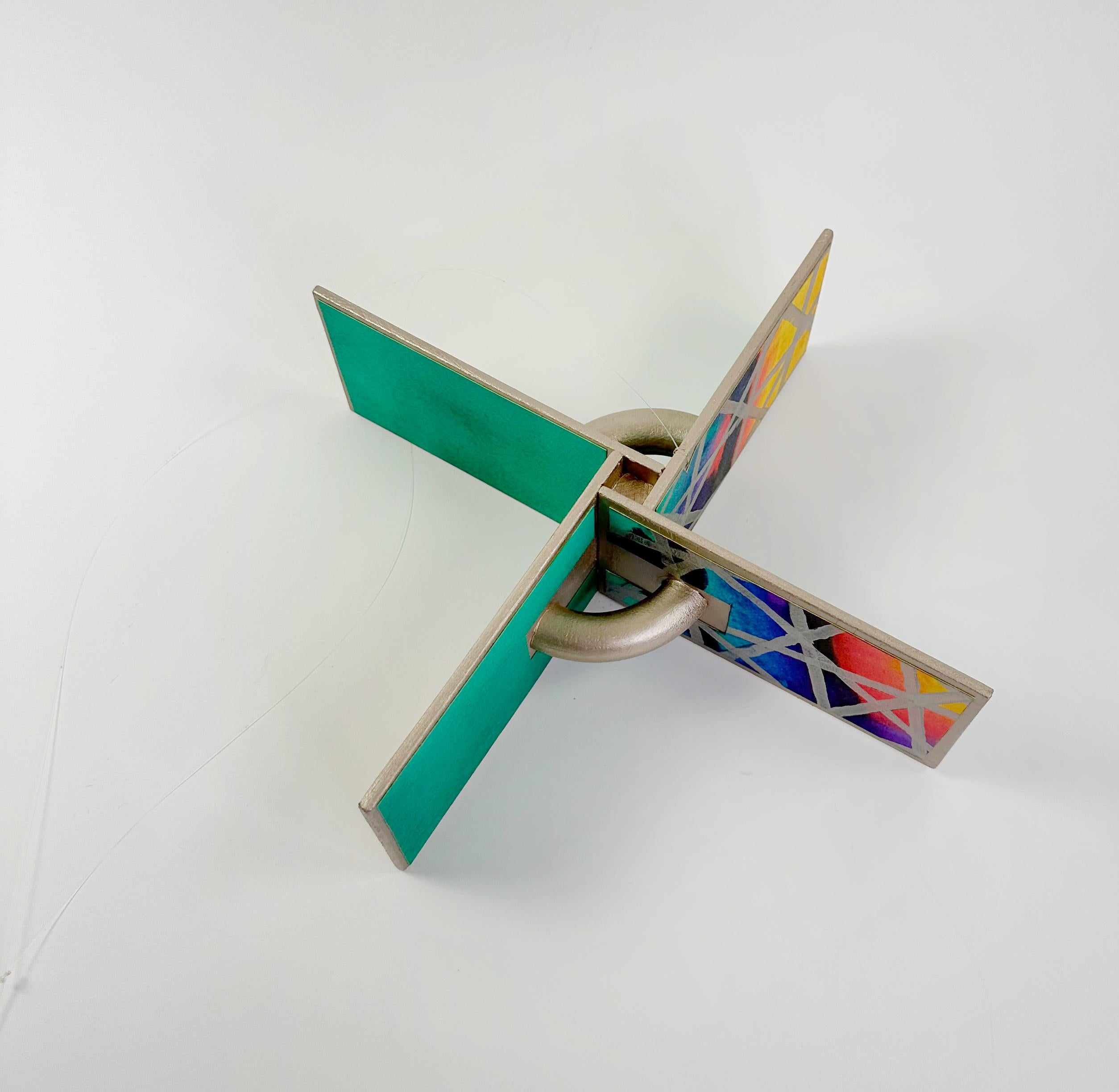 Aerial Turbine Sculpture by Artist Michael Tichansky For Sale 1