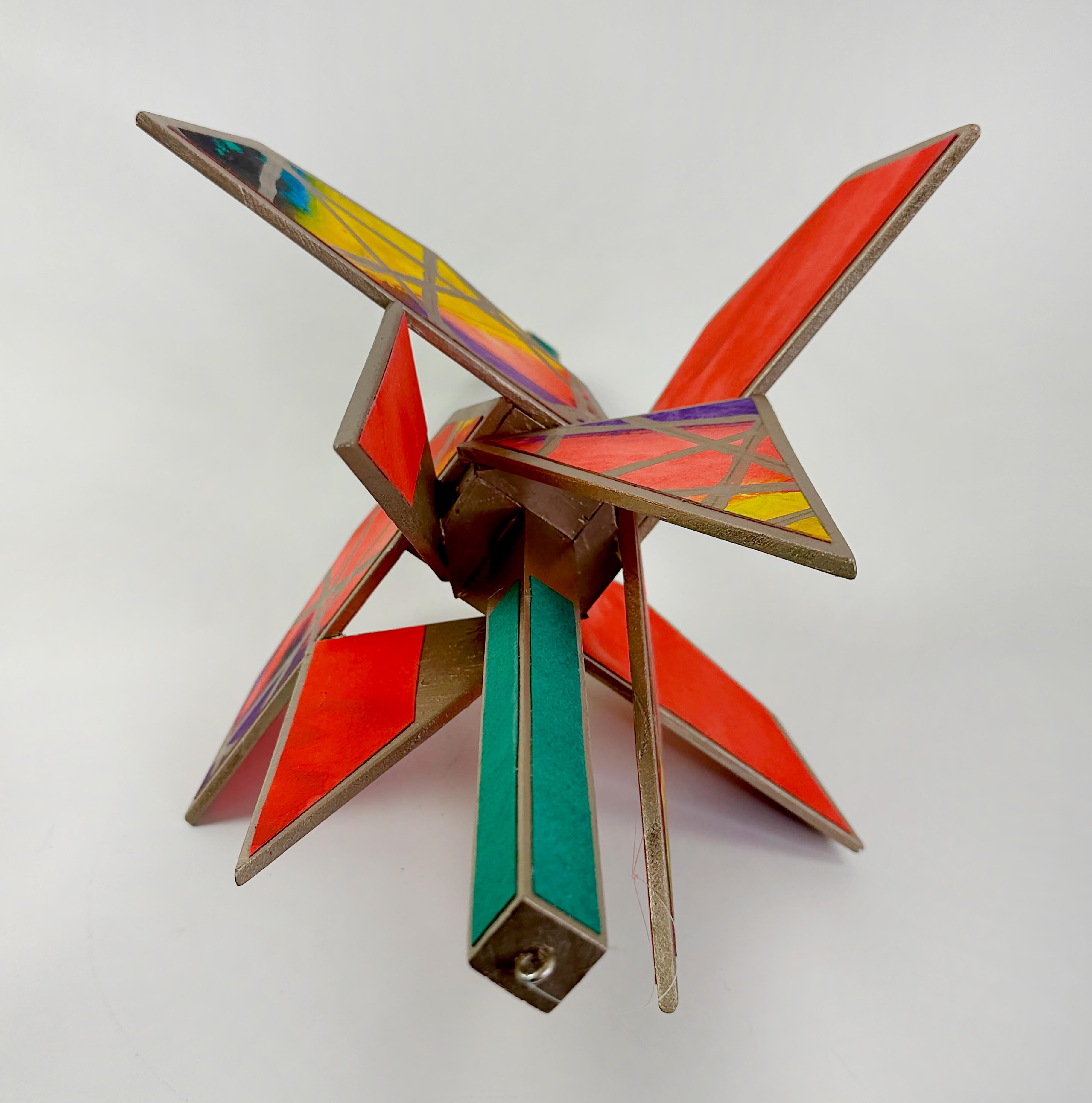Aerial Turbine Sculpture by Artist Michael Tichansky For Sale 4