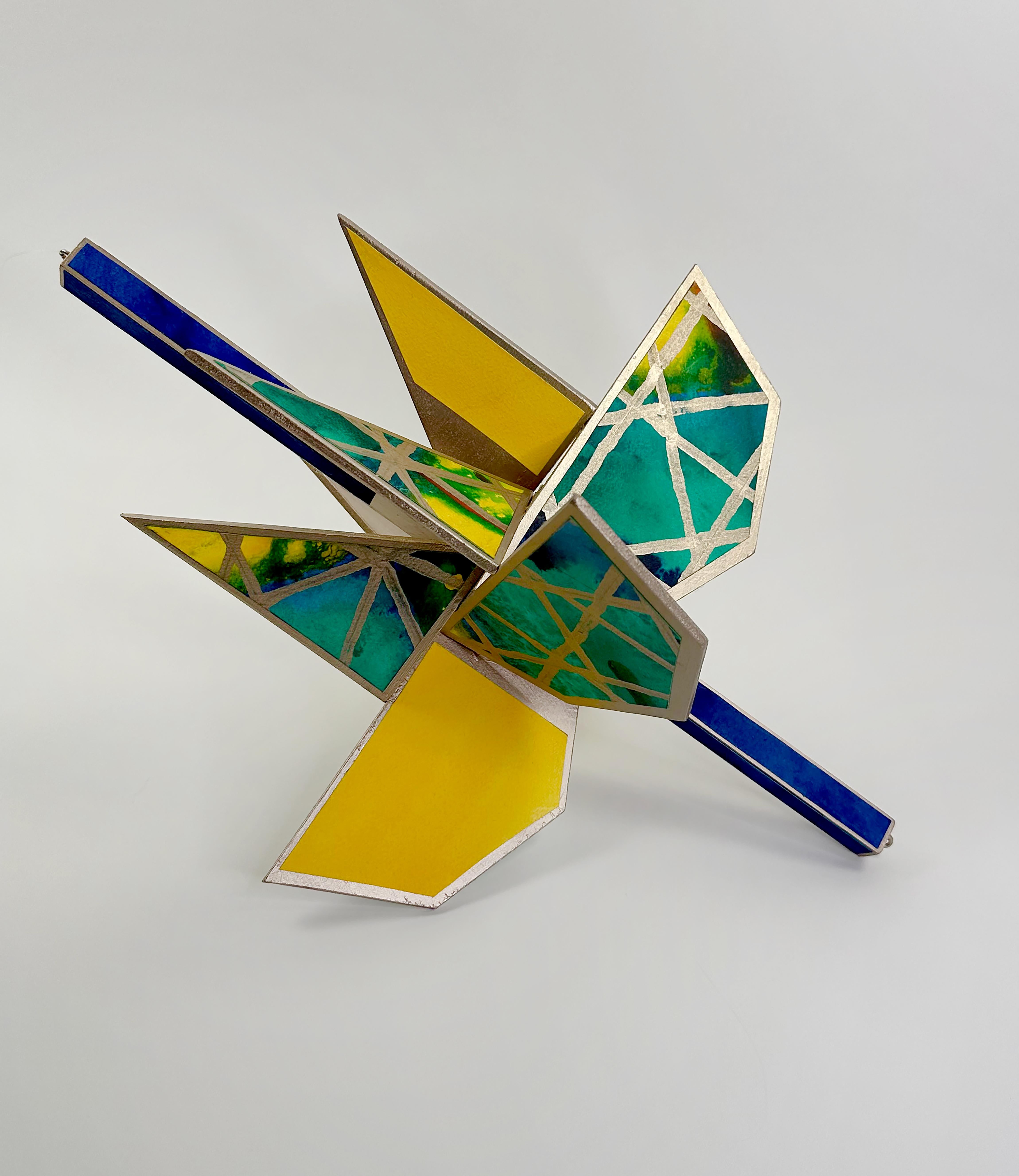 Aerial Turbine Sculpture by Artist Michael Tichansky For Sale 6