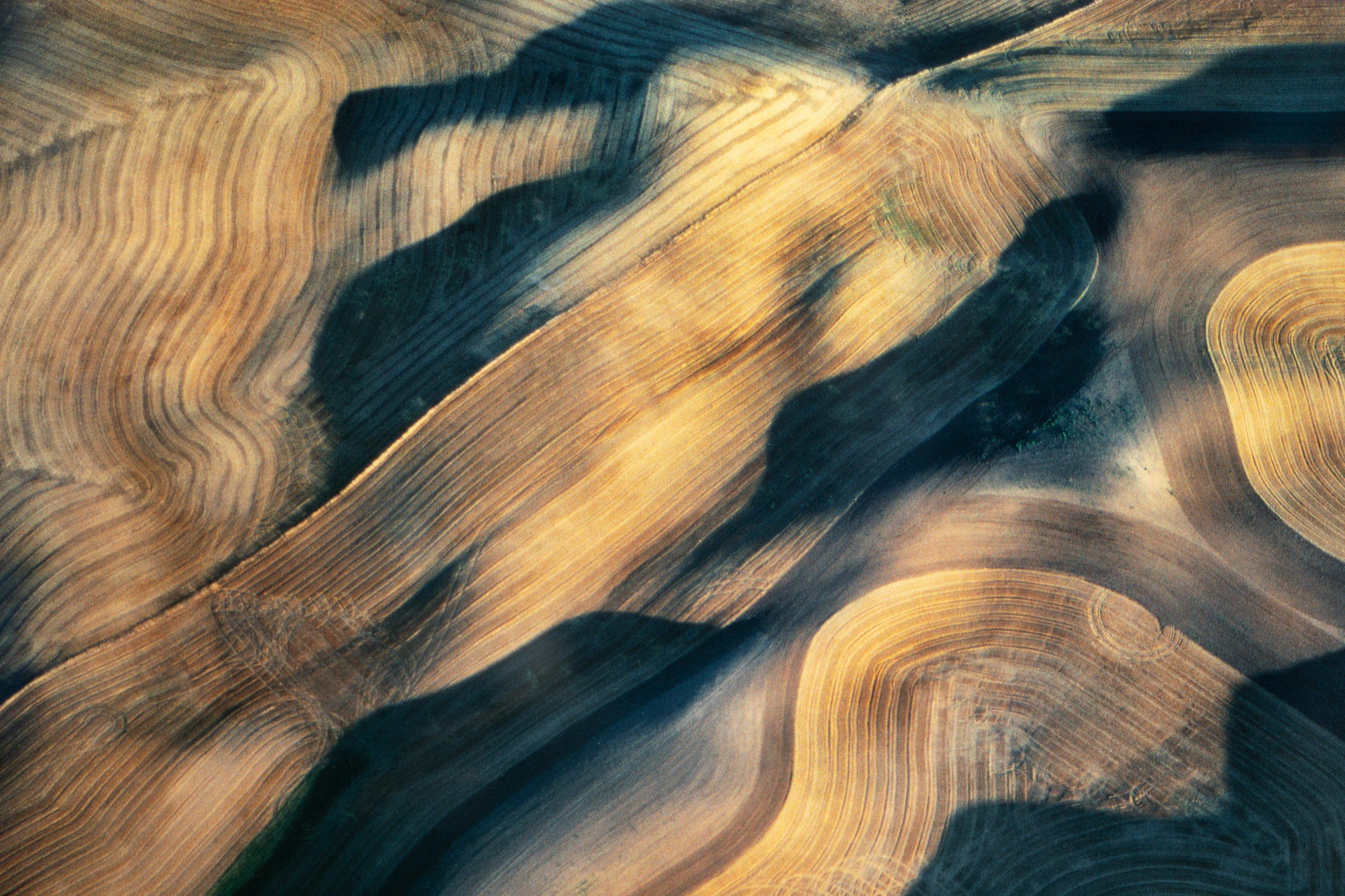 Contemporary Aerial View of Crops, Color Photograph, Framed, Attributed to Alex MacLean, US For Sale