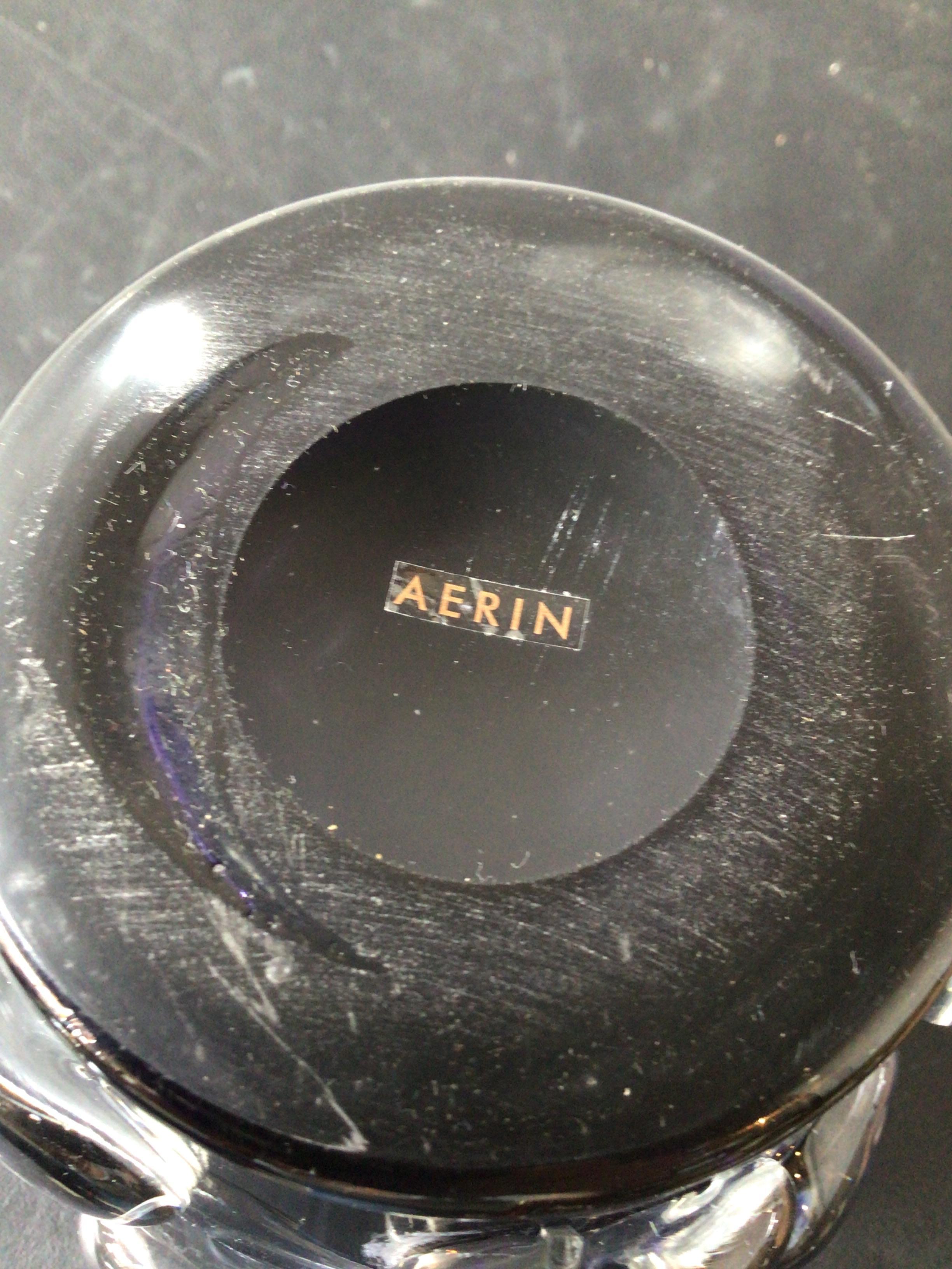 Aerin Abel Large Vase in Black or Clear For Sale 1