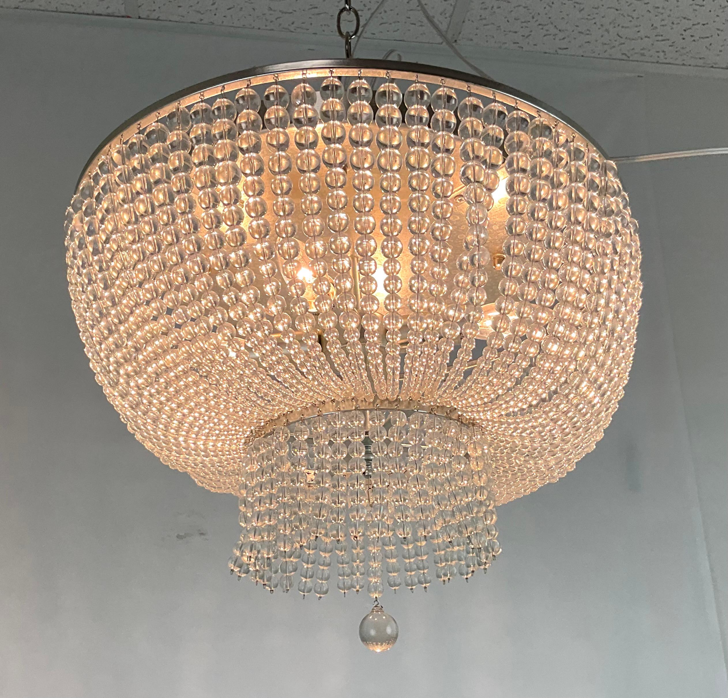 Contemporary Aerin Jacqueline Flush Mount For Sale