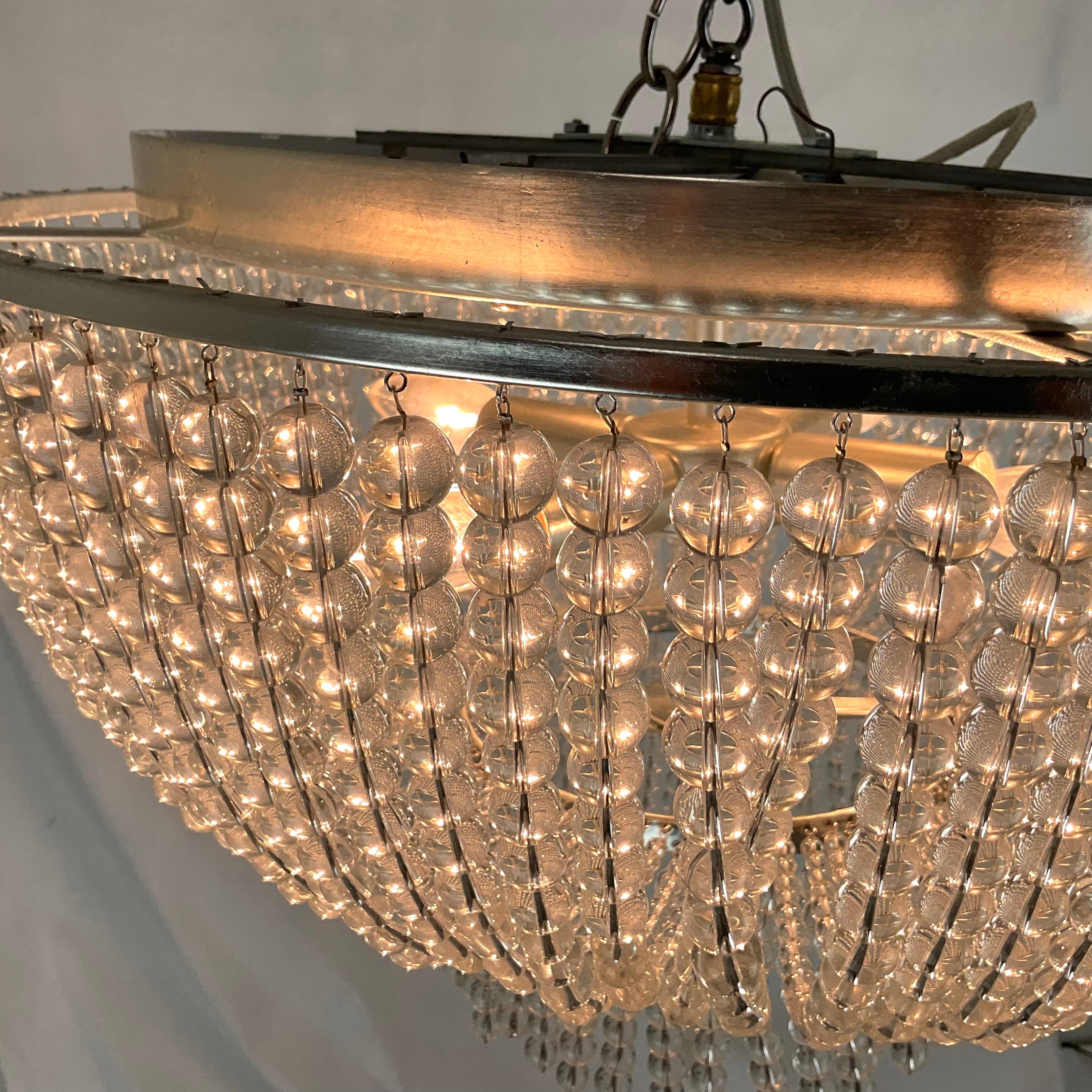 Glass Aerin Jacqueline Flush Mount For Sale