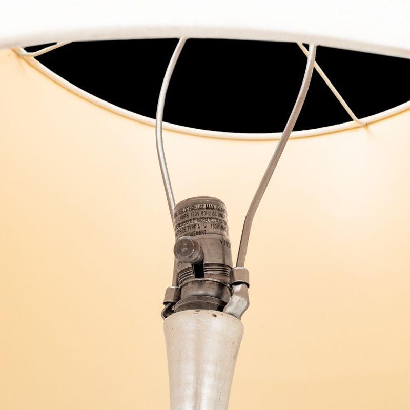 Aerin Visual Comfort Silver Leaf Dover Floor Lamp In Good Condition For Sale In Astoria, NY