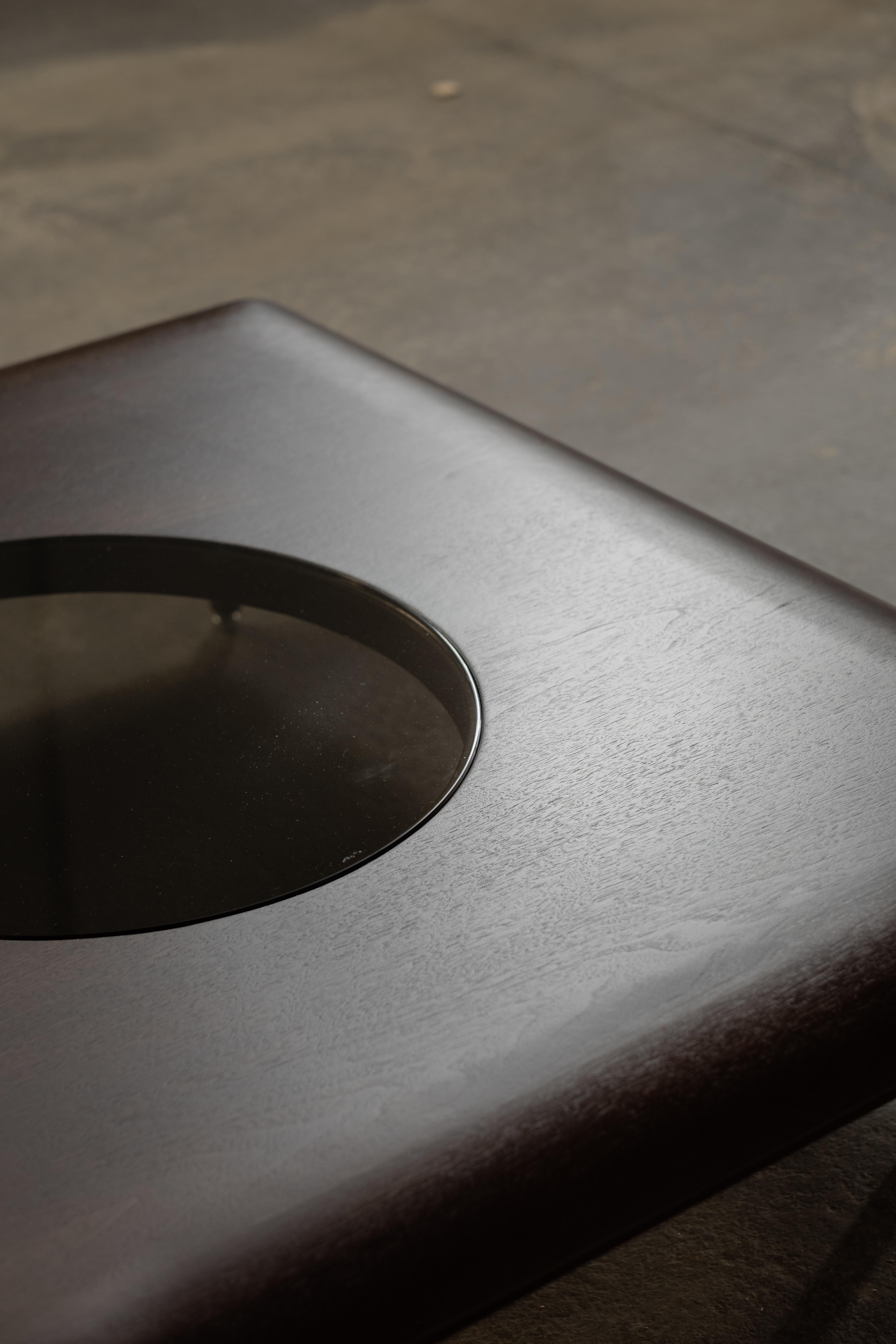 Brazilian Aero Round Coffee Table by Giacomo Tomazzi Studio For Sale
