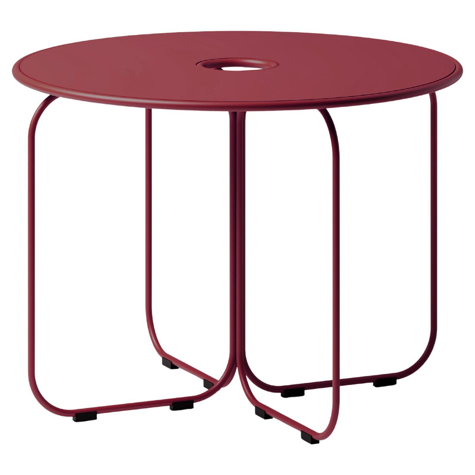 Table de salle à manger en acier Aeros 100 cm by Joyf