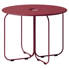 Table de salle à manger en acier Aeros 100 cm by Joyf