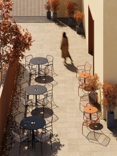 Aero Dining Table by Denis Sokolov - Modern Powder-Coated Steel Design