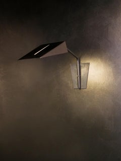 Aero Wall Sconce, Patinated Brass