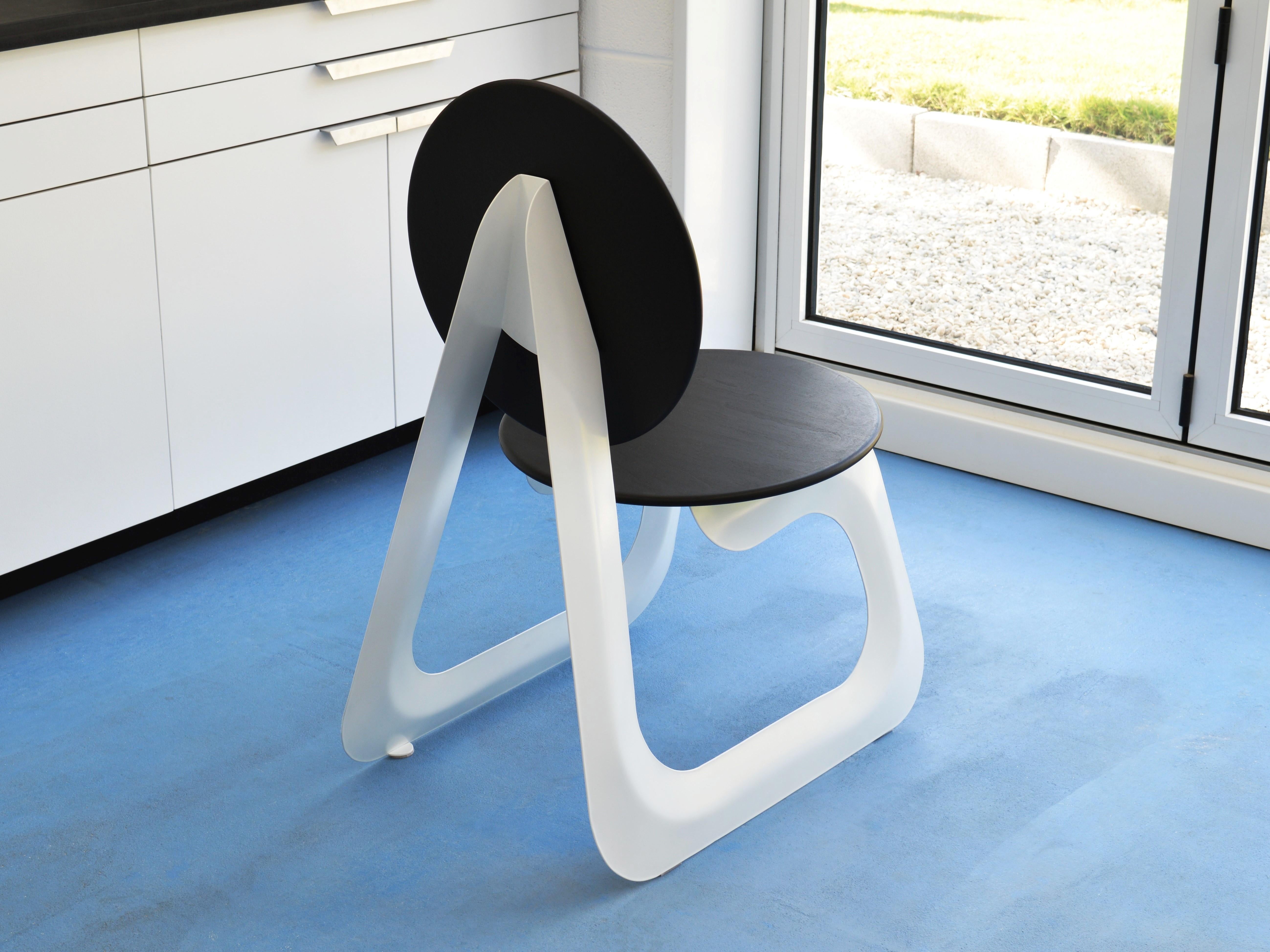 Steel Aeroformed Chair by Connor Holland For Sale