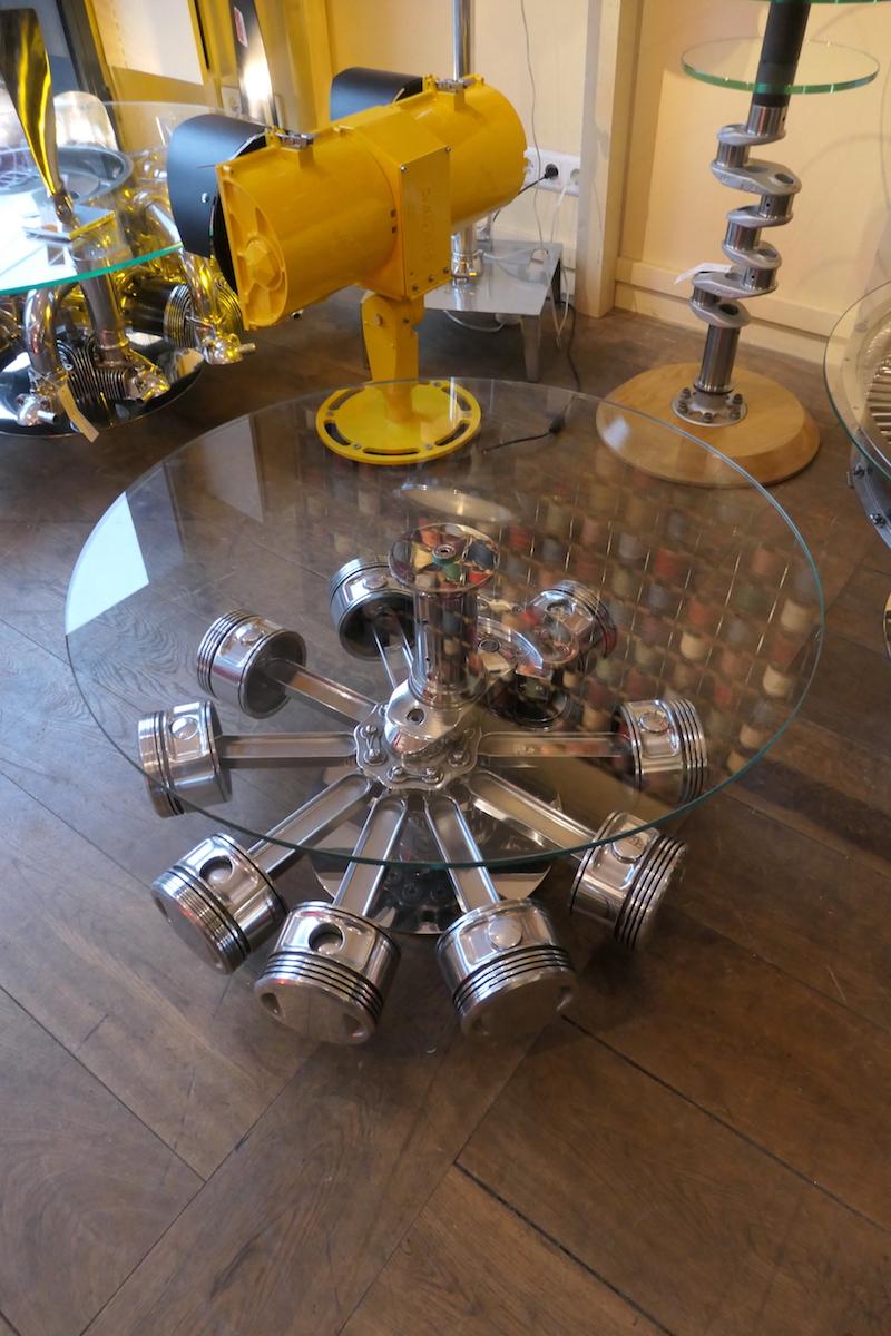 Aeronautical Coffee Table Piston Radial Engine R-985 Wasp Junior For Sale 1