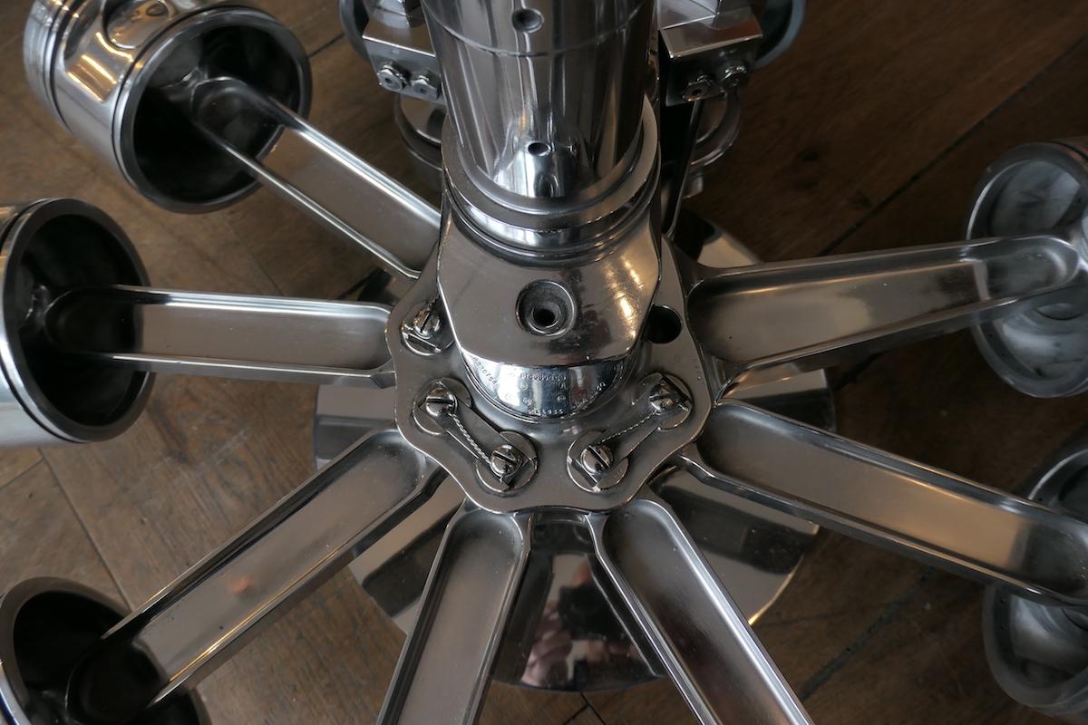 Aeronautical Coffee Table Piston Radial Engine R-985 Wasp Junior In Fair Condition For Sale In saint ouen, FR