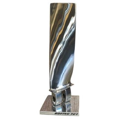 Aeronautical Compressor Blade of a JT8D Turbojet Engine