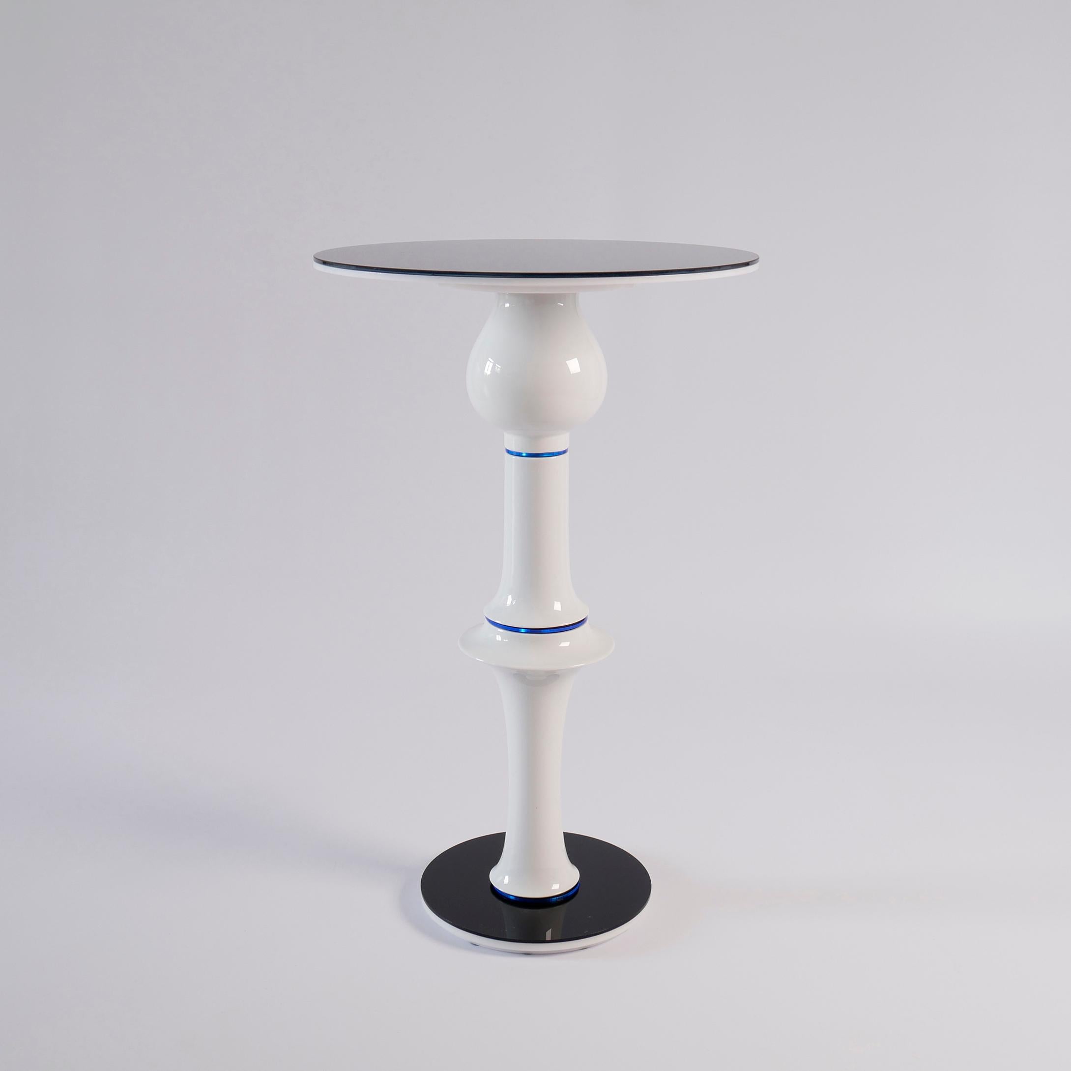 bee and willow marble side table