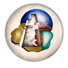 Aeroplani-Fillia Futurism Ceramic Decorative Plate