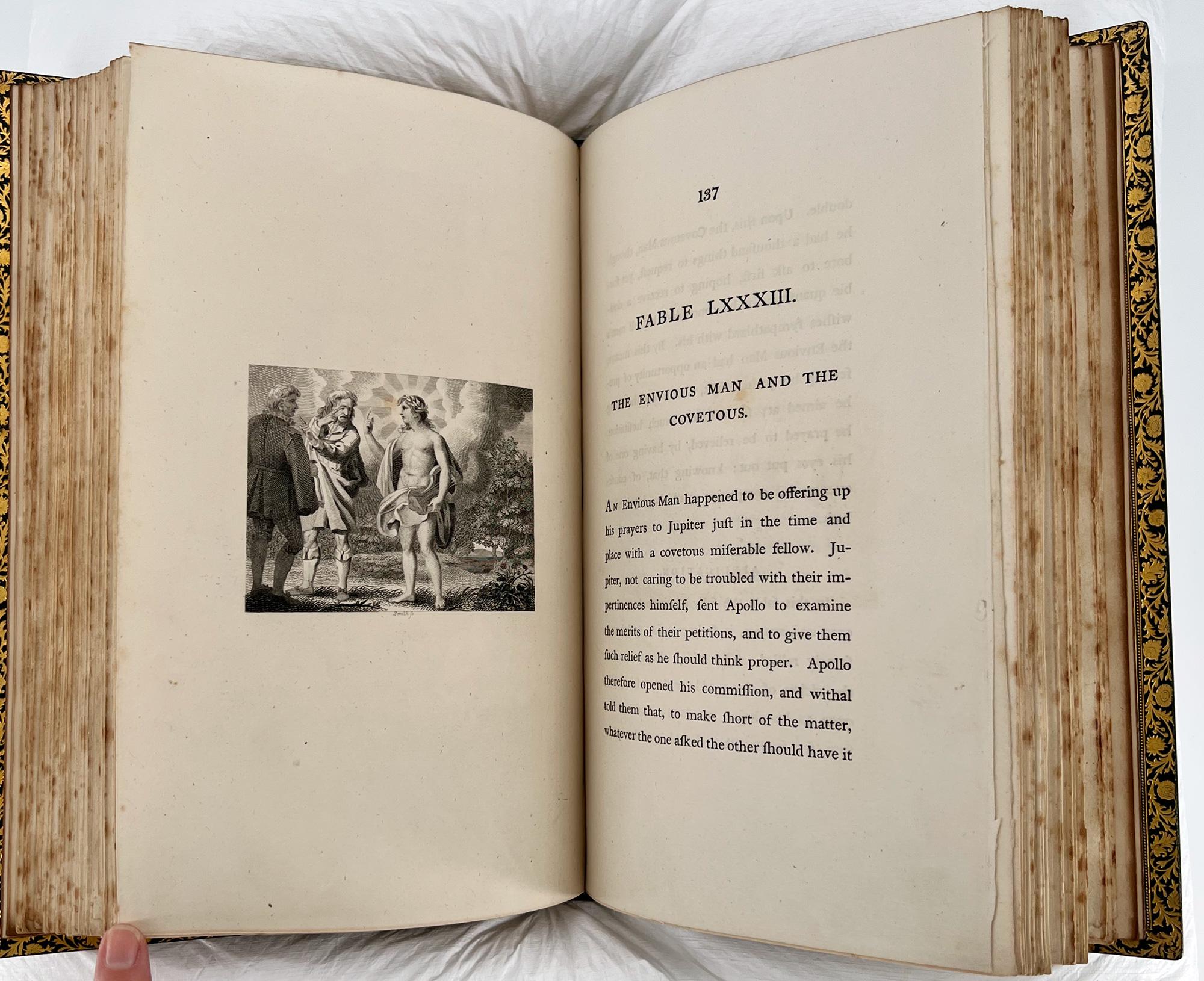 Aesop's Fables - 1793 Stockdale ILLUSTRATED EDITION, Bedford binding For Sale 3