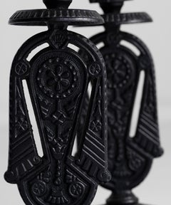 Aesthetic Iron Candlesticks