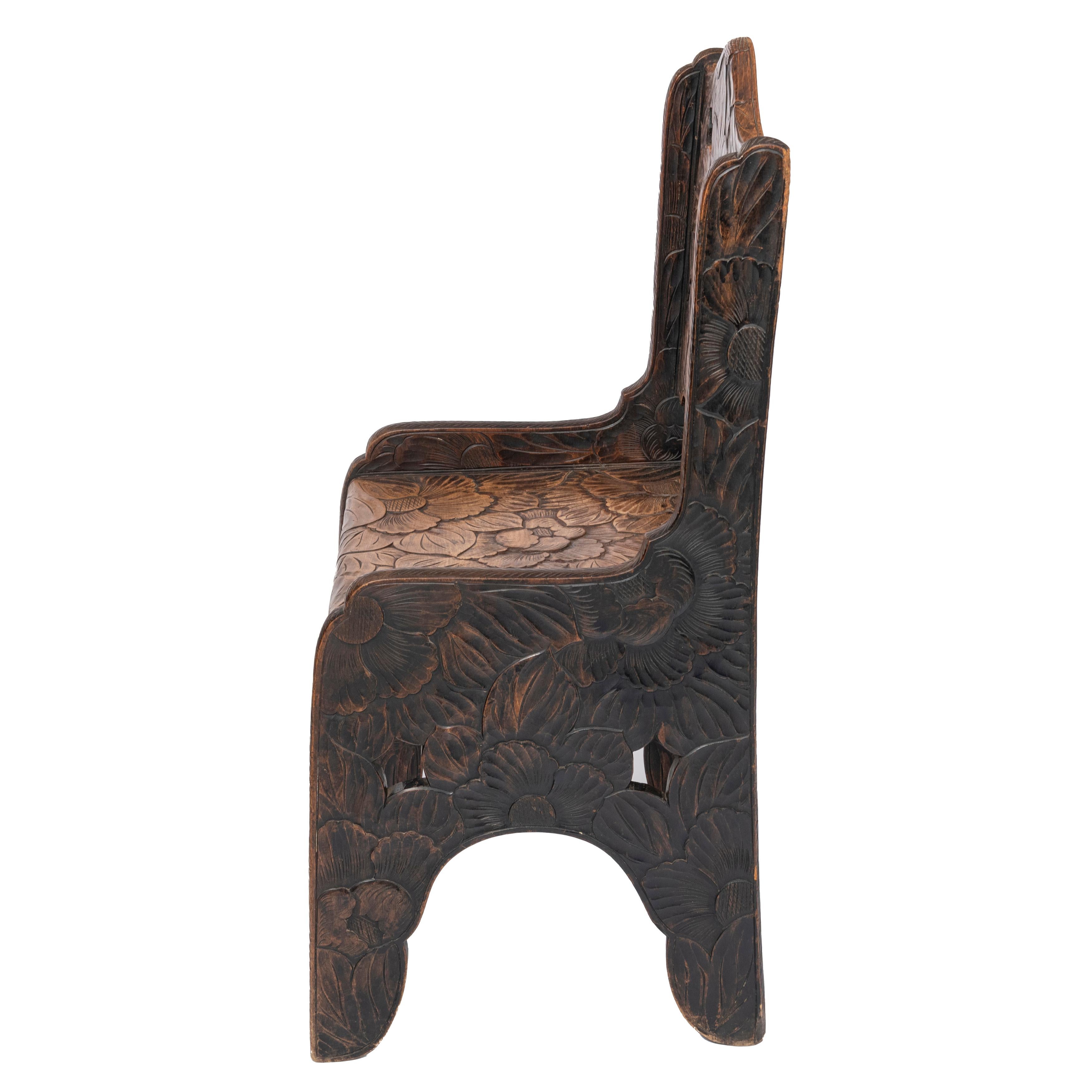 Silla estética de inspiración japonesa para Liberty, Inglaterra circa 1905 en Bueno estado para la venta en Knutsford, GB